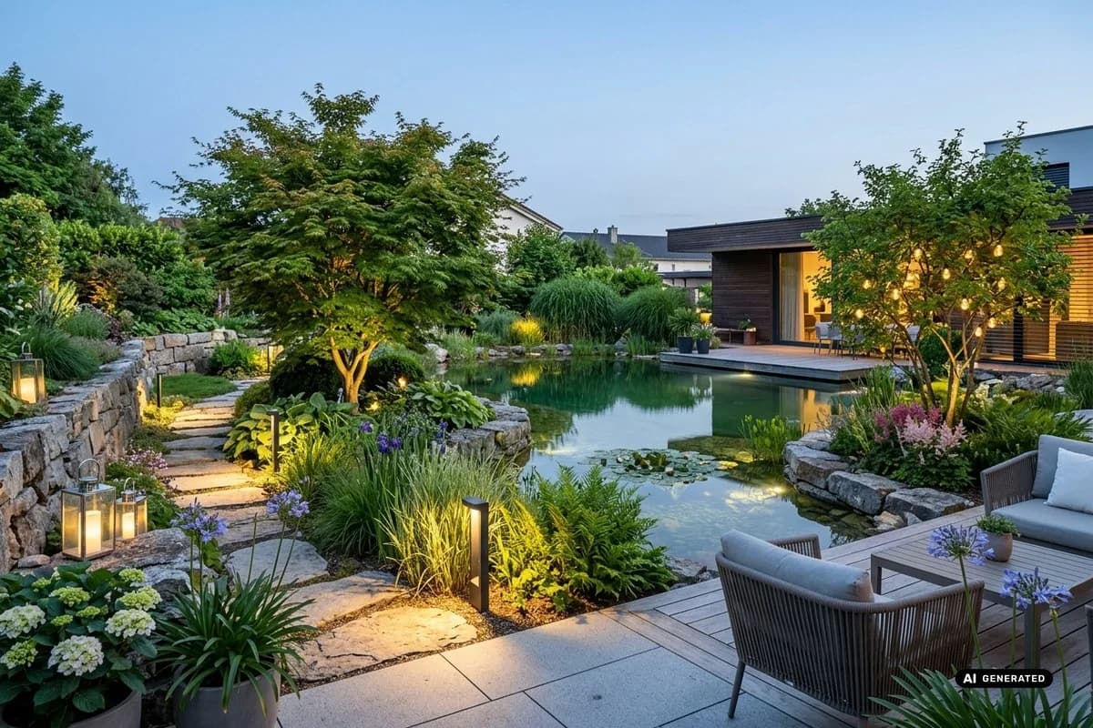 Licht im Garten: 7 schöne Ideen – Titelbild