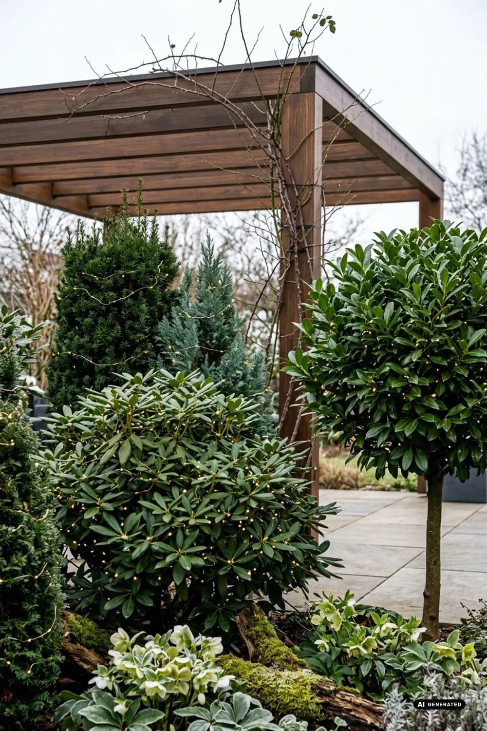 Immergrüne Pflanzen: Die winterlichen Lichtträger – 10 Tipps zur Gartengestaltung mit Weihnachtsbeleuchtung
