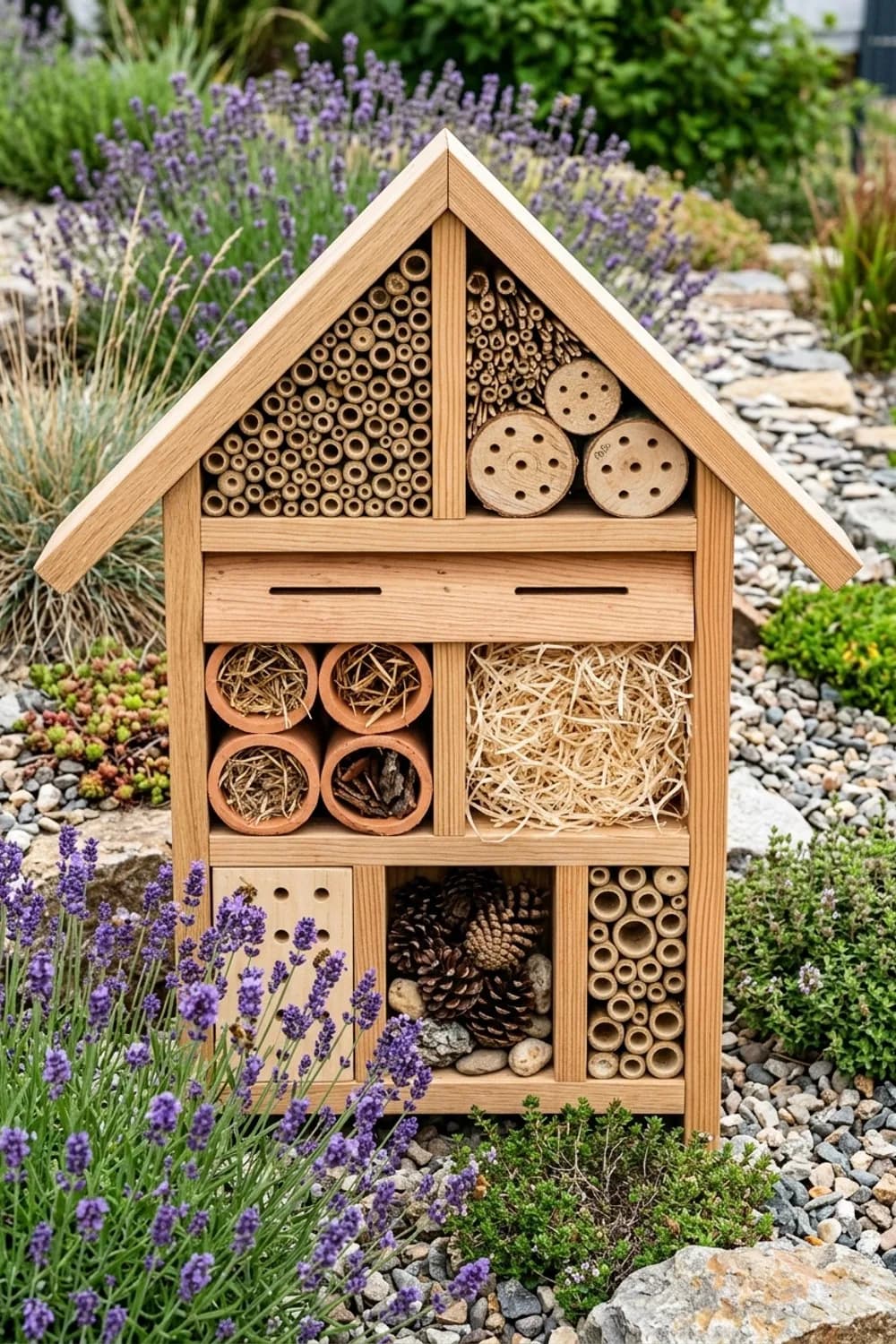 Ein Insektenhotel mit Keramik-Elementen: Nützliches Zuhause – Keramik-Deko im Garten: 8 schöne Ideen