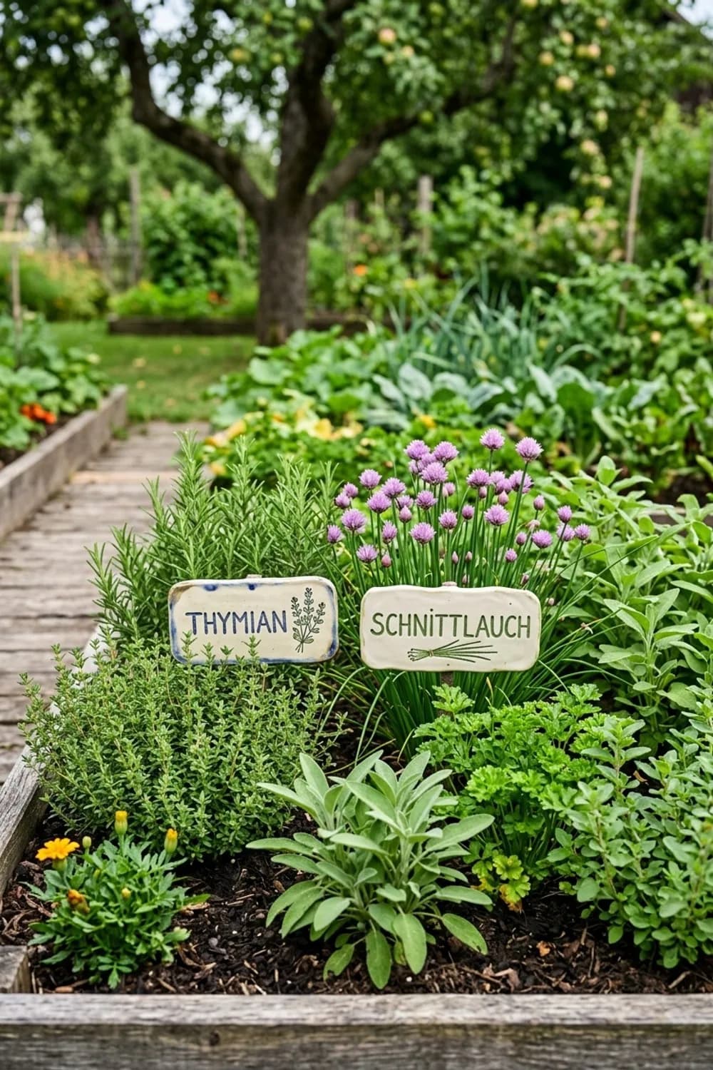 Handgemachte Pflanzenschilder: Ordnung und Charme im Beet – Keramik-Deko im Garten: 8 schöne Ideen