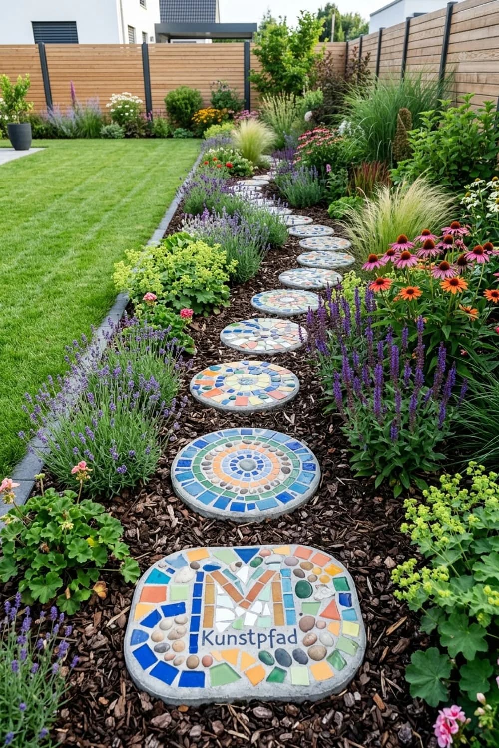 Mosaik-Trittsteine: Künstlerische Wege durchs Beet – Keramik-Deko im Garten: 8 schöne Ideen