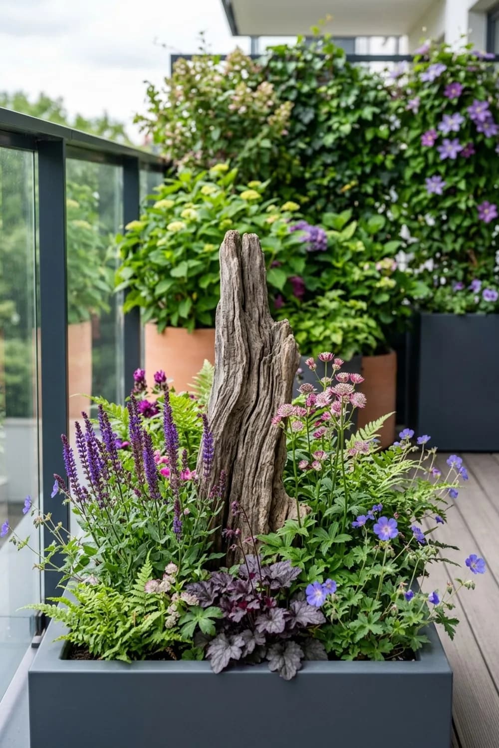 Staudenbeet-Skulptur: Der stille Star zwischen den Blüten – Schwemmholz im Garten: 7 kreative Ideen