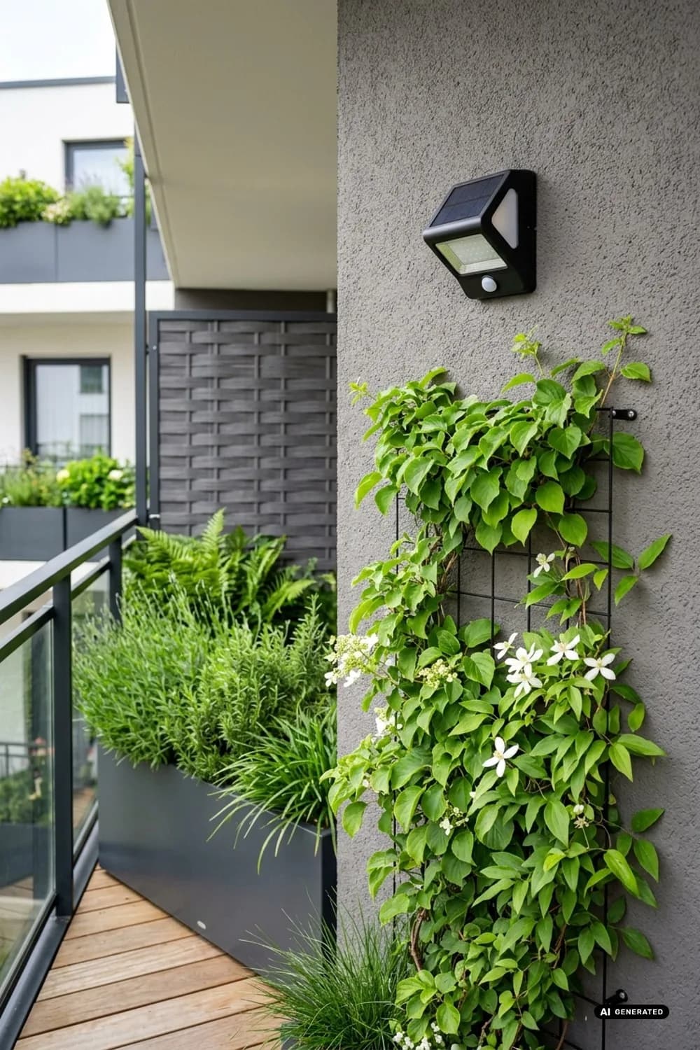 Vertikale Gärten und Mauern beleuchten: Die dritte Dimension nutzen – Solarleuchten im Garten: 7 schöne Ideen