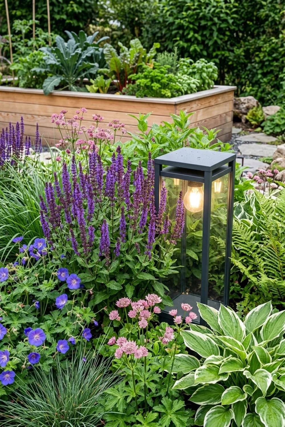 Magische Akzente im Staudenbeet: Blüten und Blätter inszenieren – Laternen im Garten: 8 schöne Ideen
