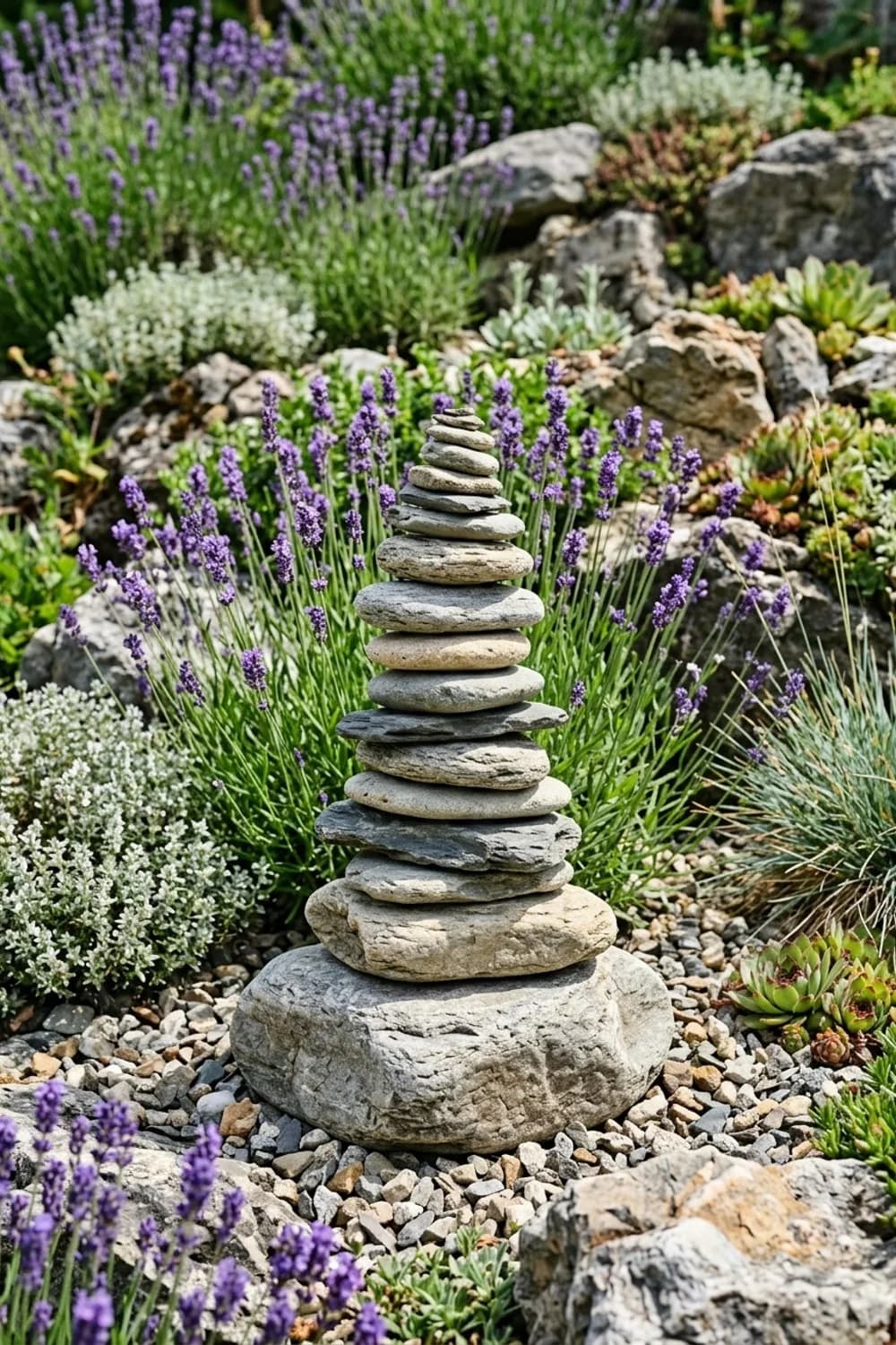 Gestapelter Steinturm: Meditative Ruhe selbst gemacht – Steelen im Garten: 10 schöne Ideen