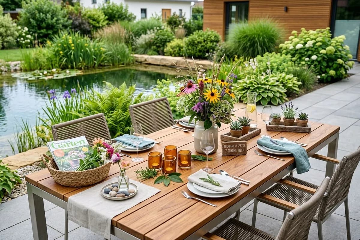 Tischdeko im Garten: 7 schöne Ideen – Titelbild