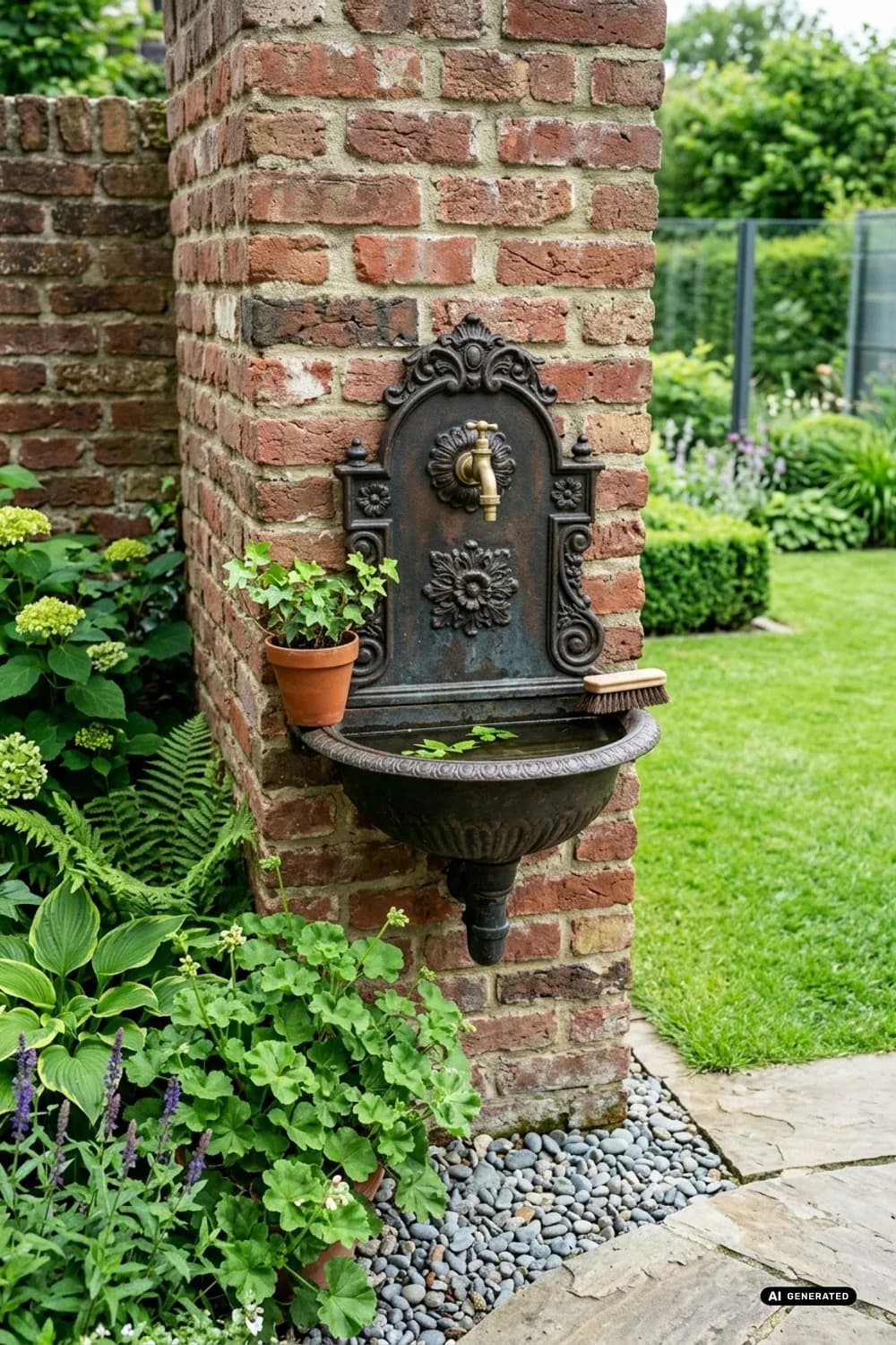 Nostalgie Pur: Das antike Gusseisen-Ausgussbecken – Waschbecken Garten: 7 schöne Ideen