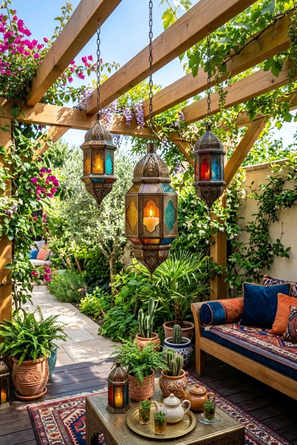 1001 Nacht: Orientalisches Flair mit marokkanischen Laternen – Windlichter im Garten: 8 schöne Ideen