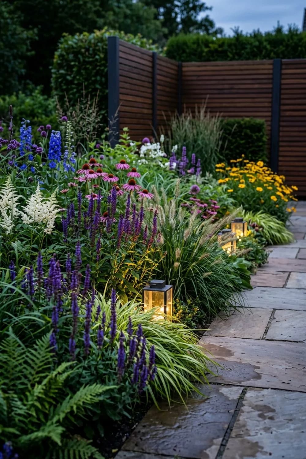 Lichtermeer im Beet: Akzente zwischen Stauden und Gräsern – Windlichter im Garten: 8 schöne Ideen