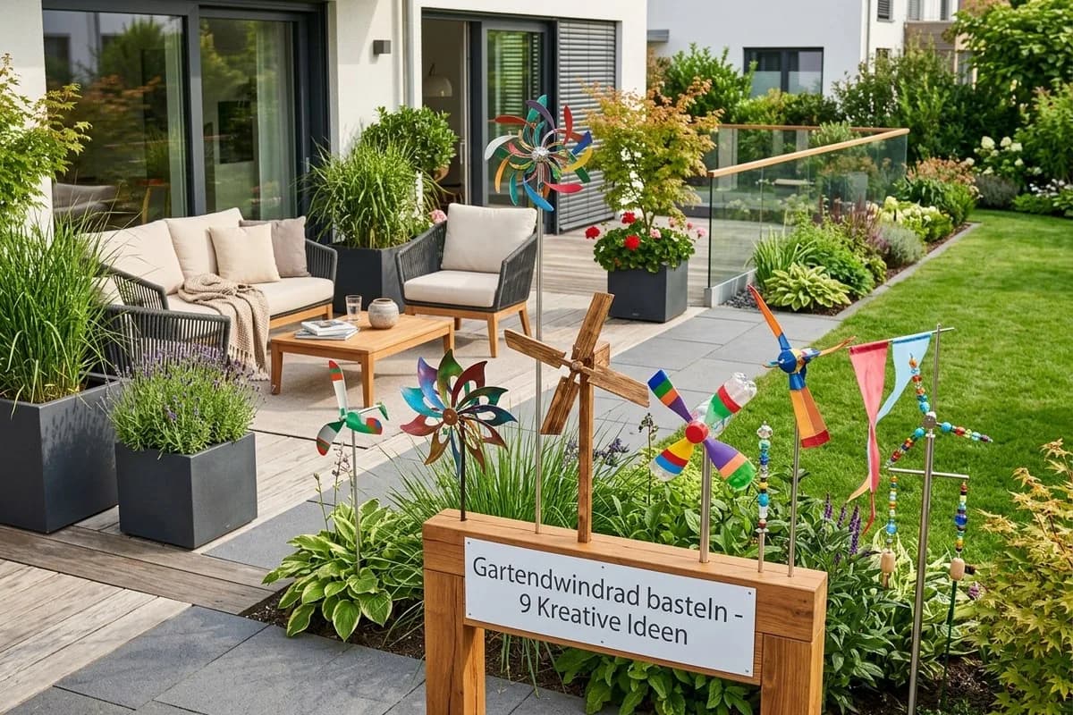 Windrad basteln für den Garten: 9 kreative Ideen – Titelbild