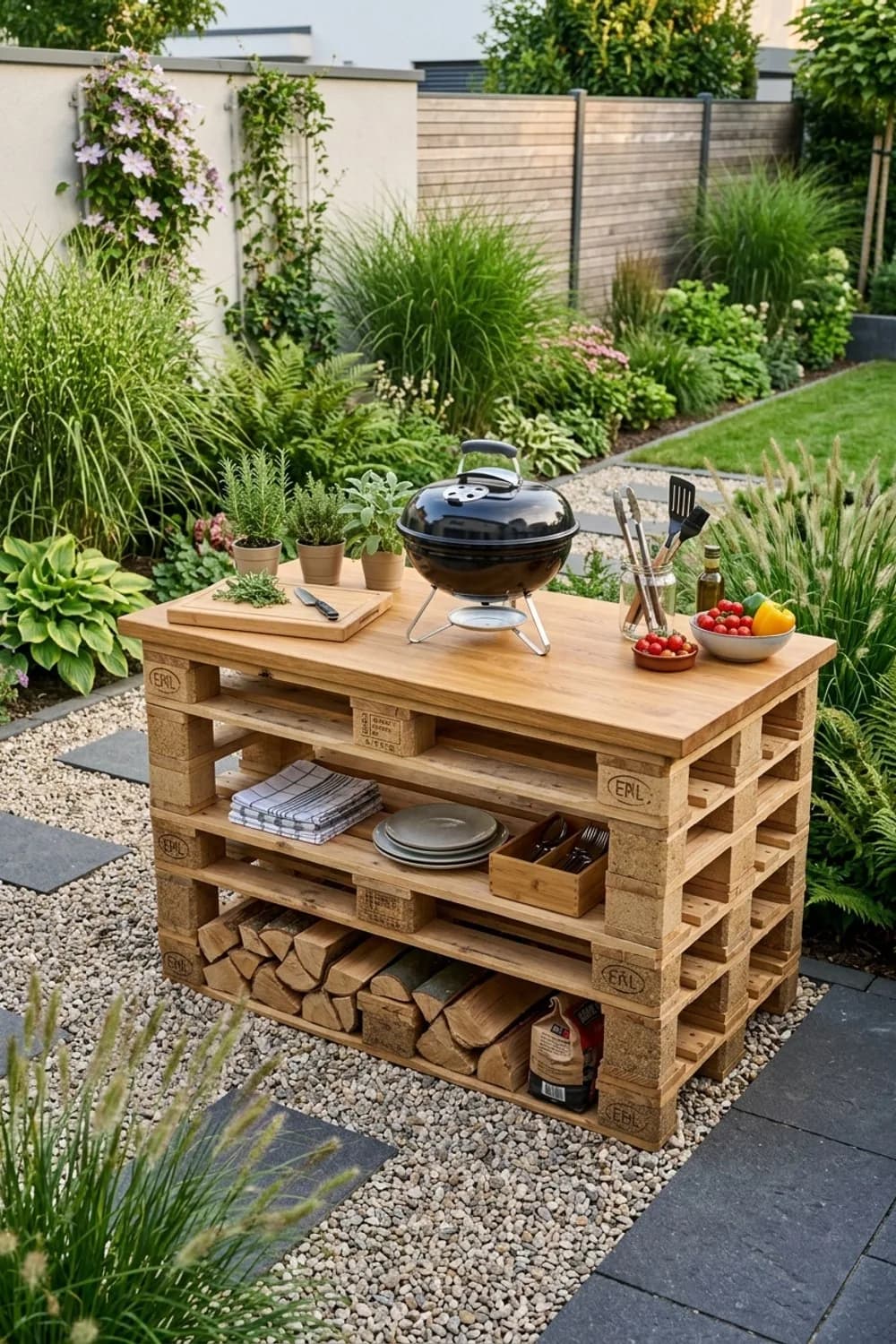Die DIY-Outdoorküche aus Paletten: Kreativ und günstig – Grillecke im Garten: 11 schöne Ideen