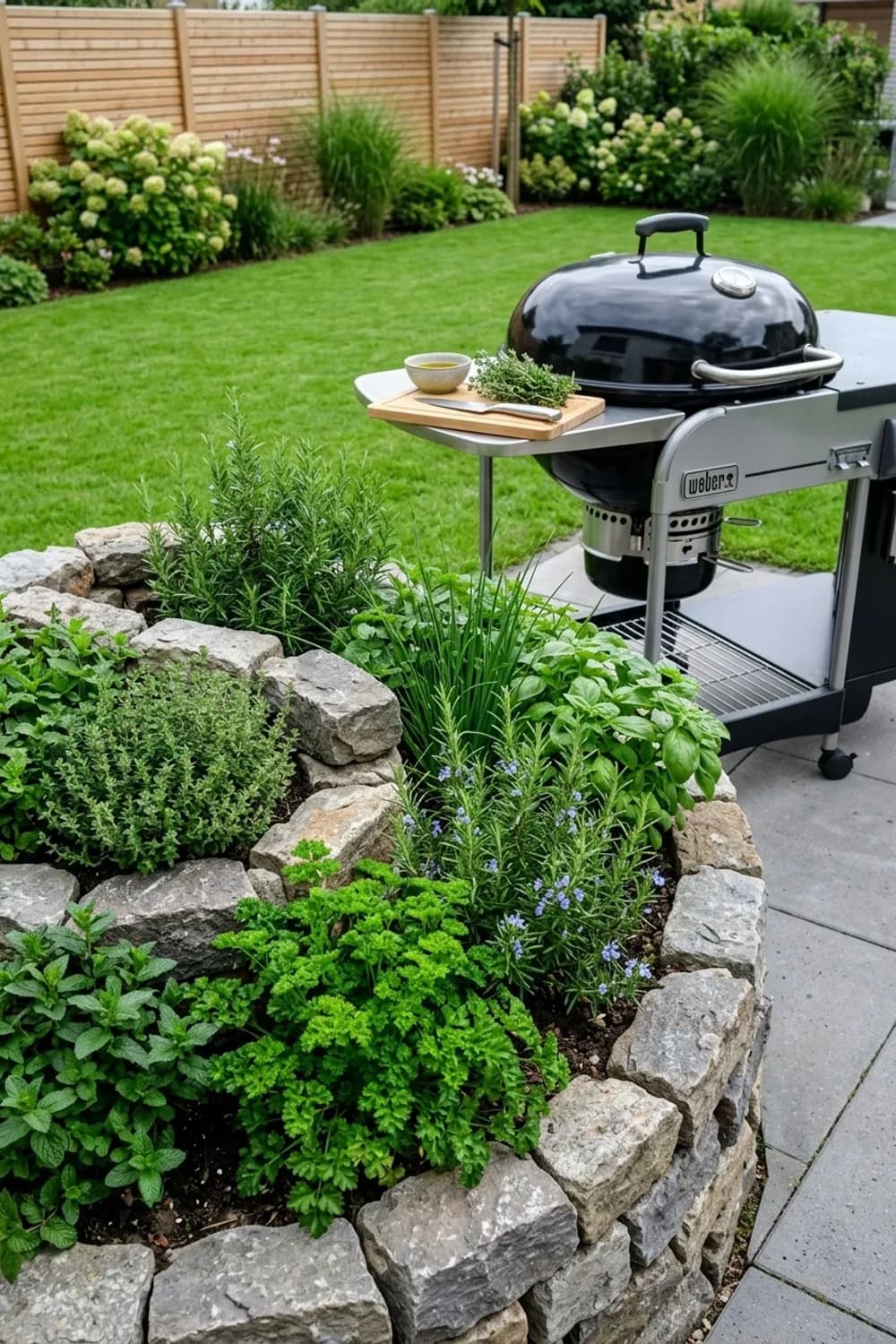 Die Kräuterspirale direkt am Grillplatz: Würze zum Greifen nah – Grillecke im Garten: 11 schöne Ideen