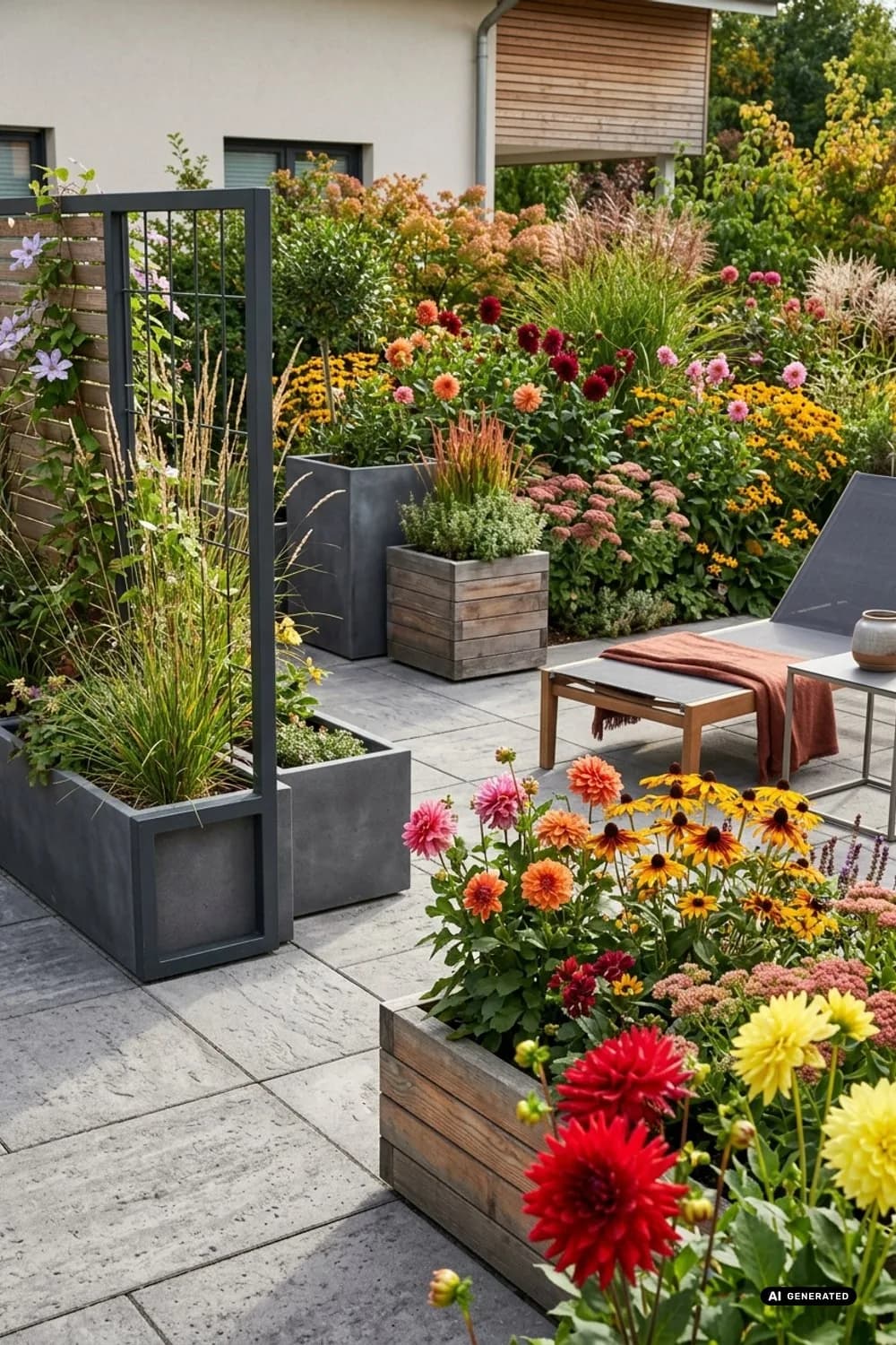Inseln schaffen: Räume mit Pflanzen und Raumteilern gliedern – Große Terrasse gemütlich gestalten: 9 schöne Ideen