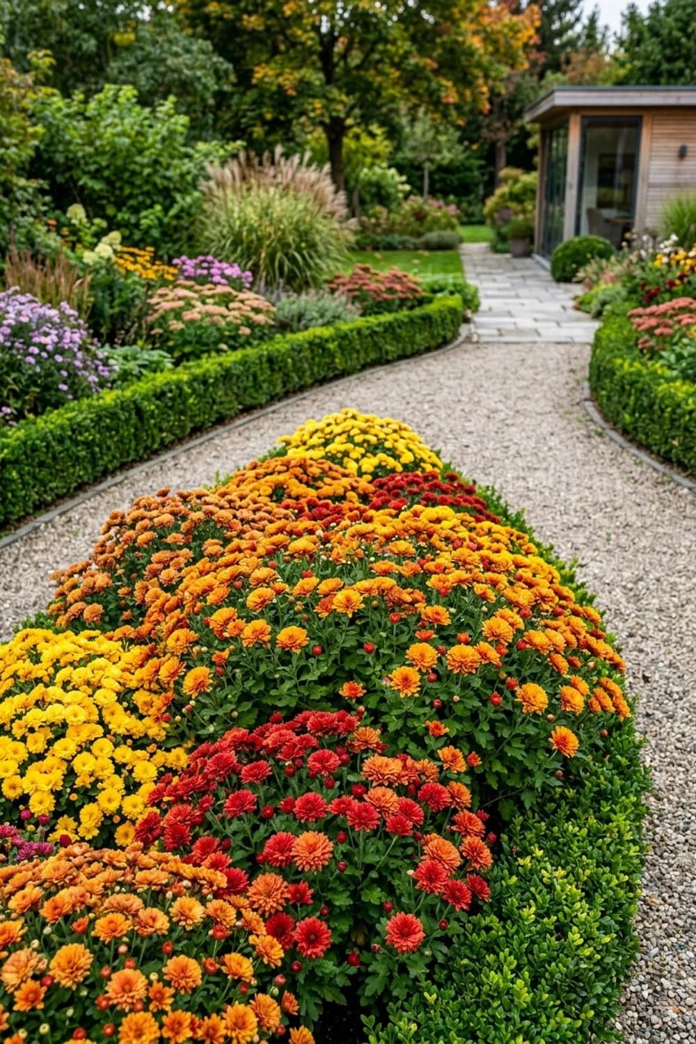 Chrysanthemen: Späte Blütenfeuerwerke – Herbstdeko im Garten: 9 schöne Ideen