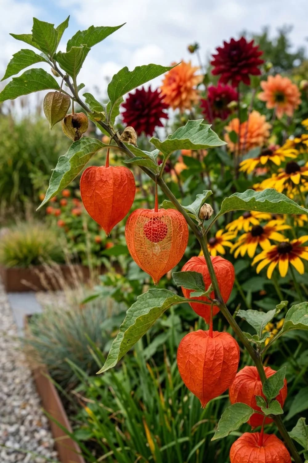 Lampionblumen (Physalis): Leuchtende Laternen aus der Natur – Herbstdeko im Garten: 9 schöne Ideen