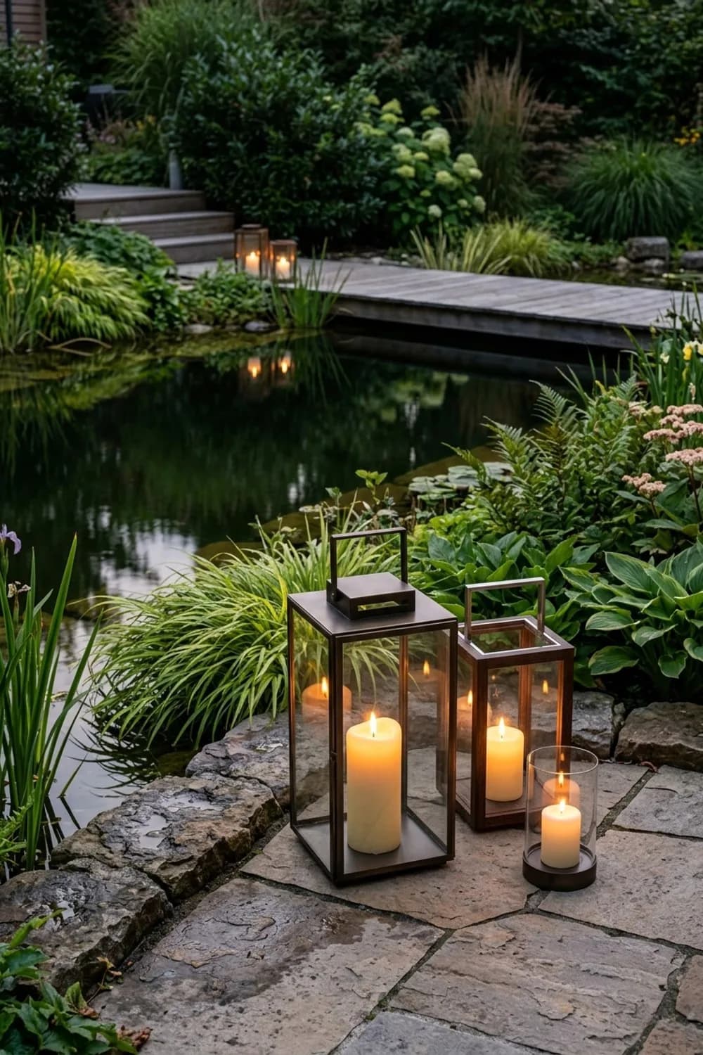 Laternen und Lichterketten: Warmes Licht für gemütliche Abende – Herbstdeko auf der Terrasse: 11 schöne Ideen