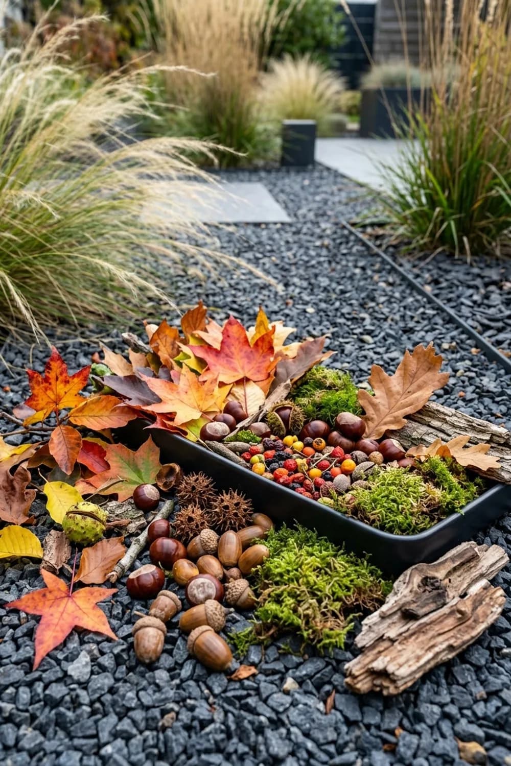 Naturmaterialien: Die Schätze des Gartens sammeln – Herbstdeko auf der Terrasse: 11 schöne Ideen