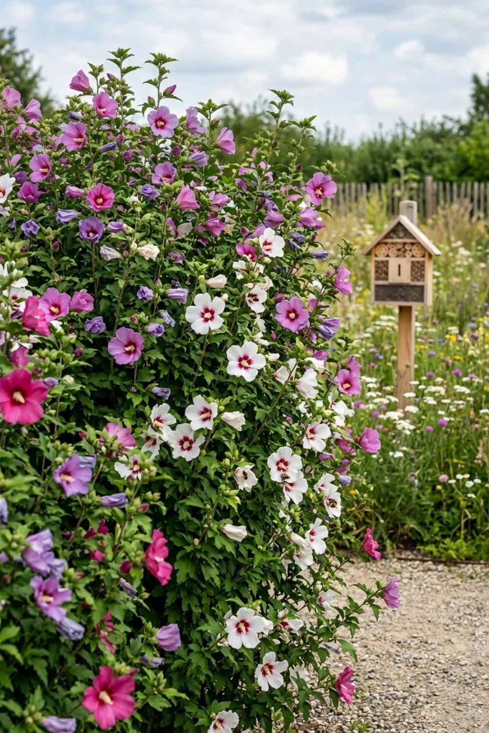 Garteneibisch: Der blühende Sichtschutz für mehr Privatsphäre – Hibiskus im Garten: 11 schöne Ideen