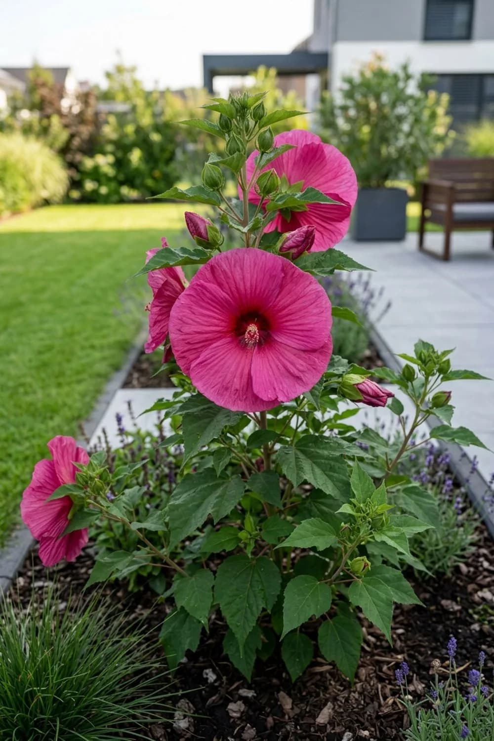 Riesenhibiskus: Der Stauden-Star mit den XXL-Blüten – Hibiskus im Garten: 11 schöne Ideen