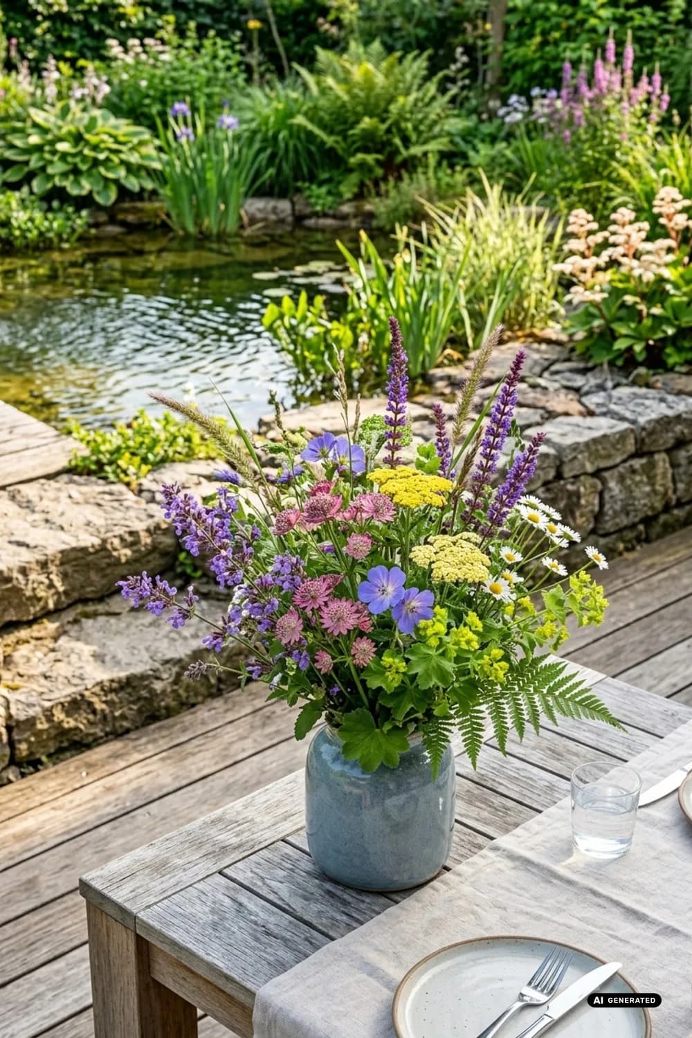 Blütenträume: Tischdeko direkt aus dem Staudenbeet – Hochzeitsfeier im Garten: 7 schöne Ideen