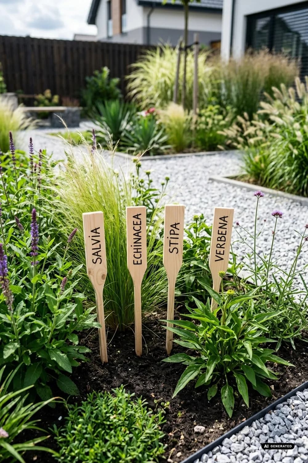 Individuelle Pflanzenschilder: Ordnung mit Charme – Holzbretter Dekoration im Garten: 11 schöne Ideen