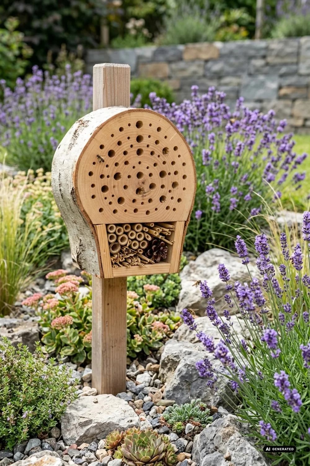Insektenhotel-Fassade: Ein Zuhause für Nützlinge – Holzbretter Dekoration im Garten: 11 schöne Ideen