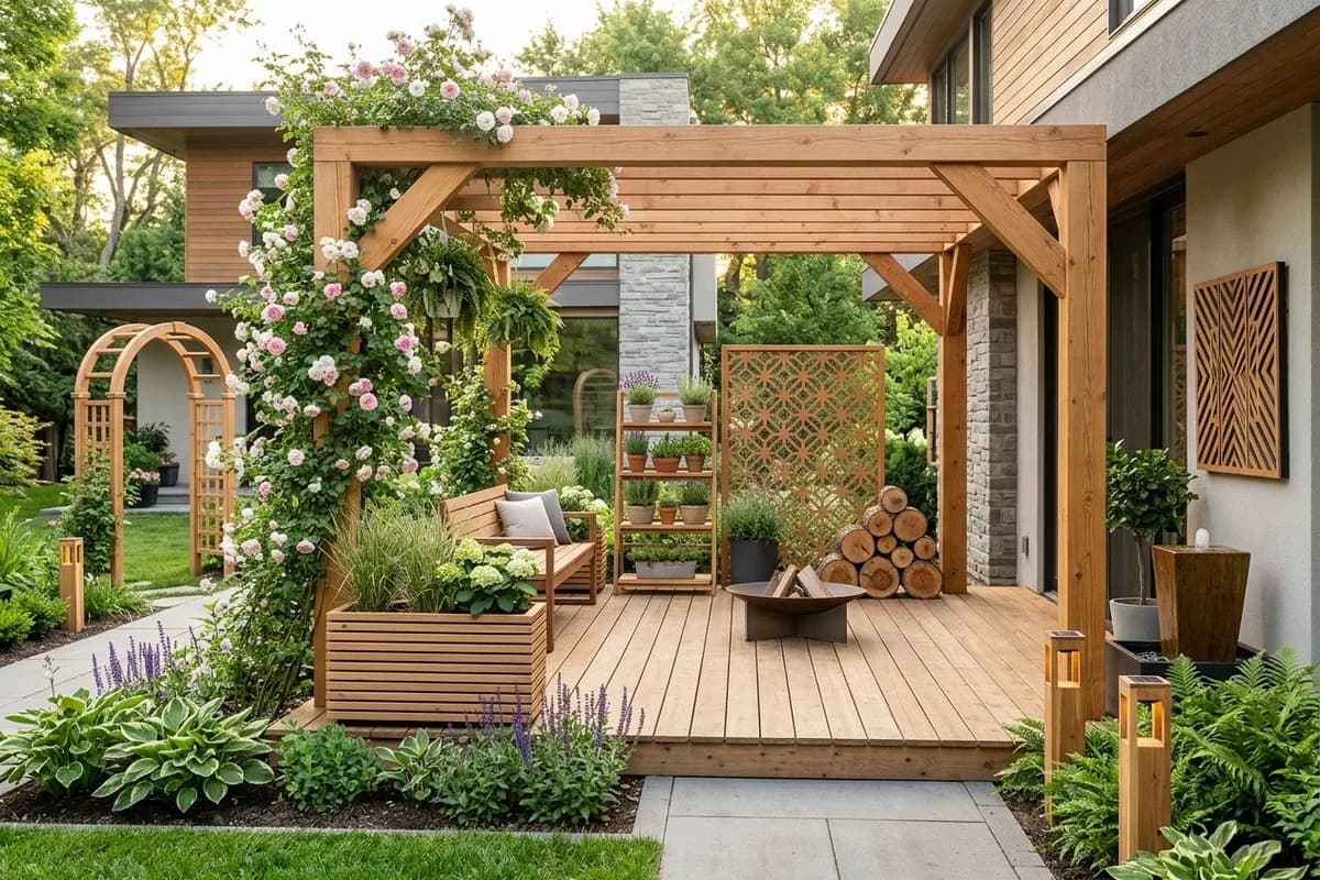 Holzdeko im Garten: 10 schöne Ideen – Titelbild