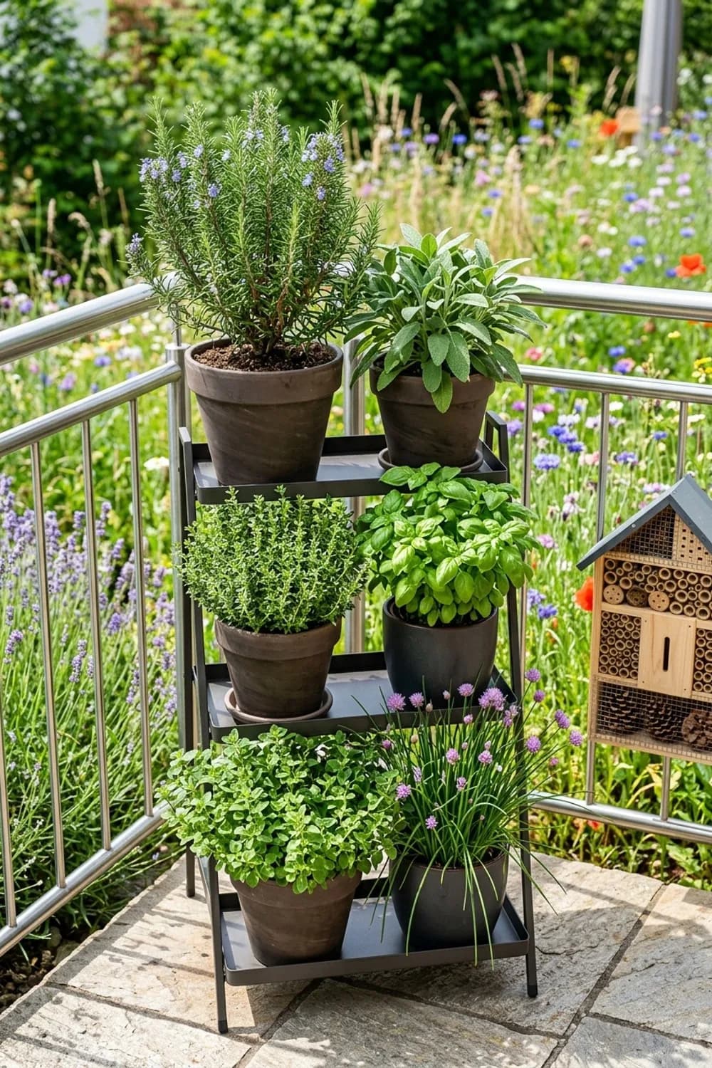 Kräuterecke: Würze und Duft auf kleinstem Raum – Kleiner Balkon: 10 schöne und einfache Ideen