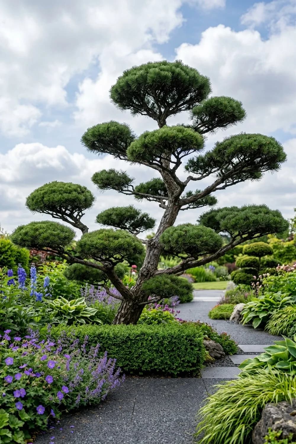 Formschnittgehölze (Niwaki): Wolken am Baumhimmel – Japanischer Garten: 9 schöne Ideen