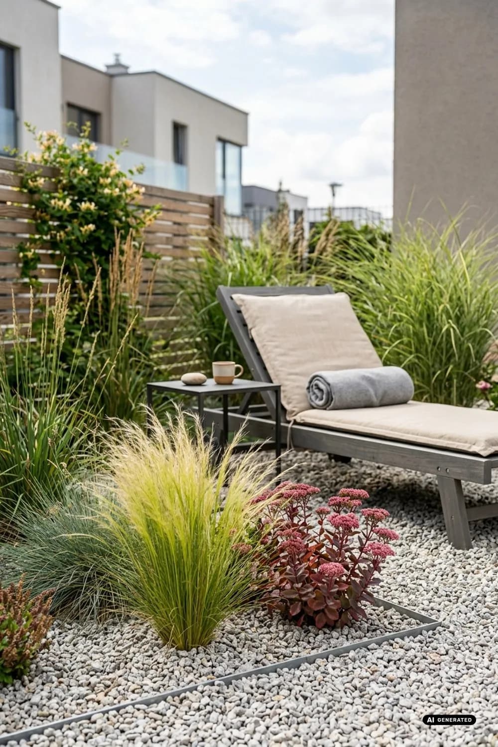 Der pflegeleichte Kies- und Gräsergarten: Entspannung pur – Kleiner Garten: 7 Pläne und Ideen