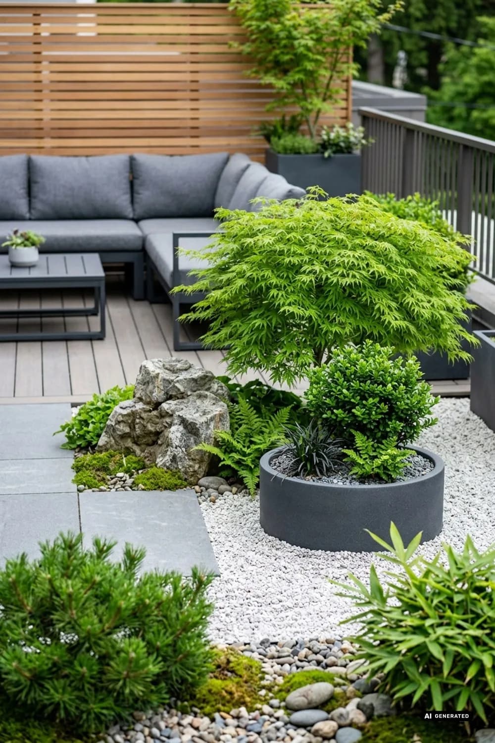 Die asiatische Ruheoase: Zen für den Alltag – Kleiner Garten: 7 Pläne und Ideen