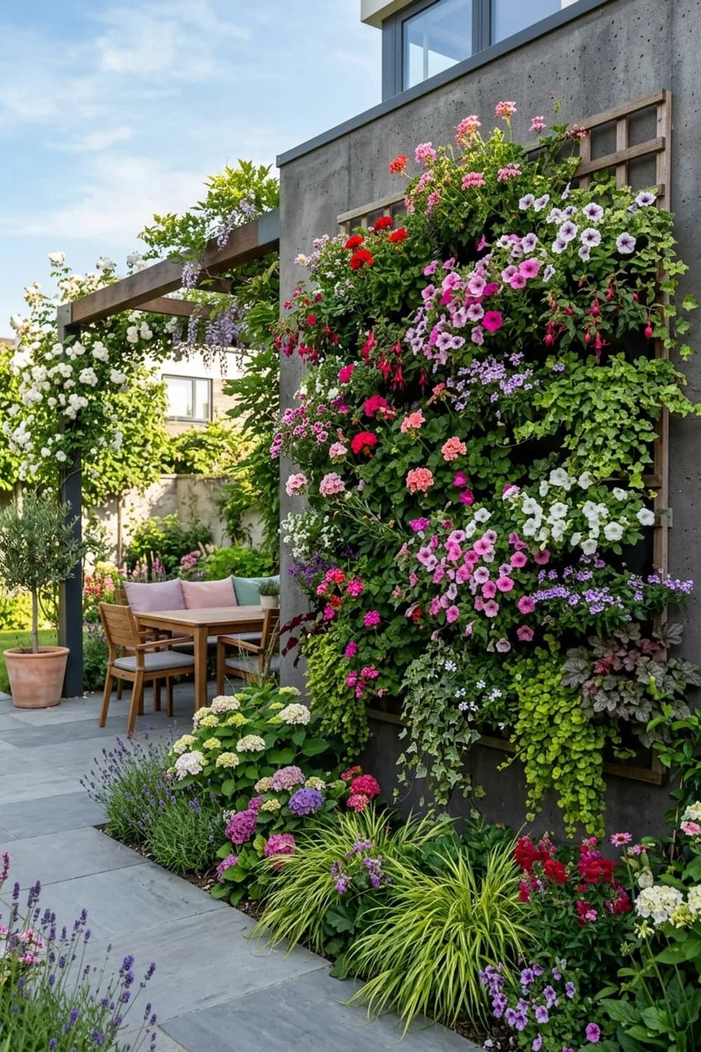 Vertikale Gärten: Die Wände zum Blühen bringen – Kleiner Garten: 8 clevere Gestaltungsideen