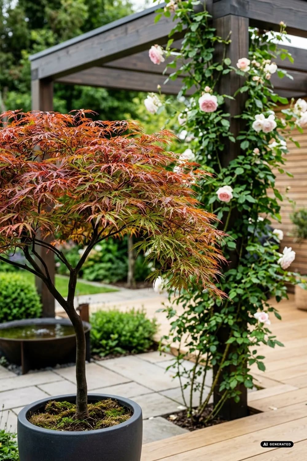 Japanischer Ahorn (Acer palmatum): Das filigrane Herzstück – Kleiner japanischer Garten: 7 schöne Ideen