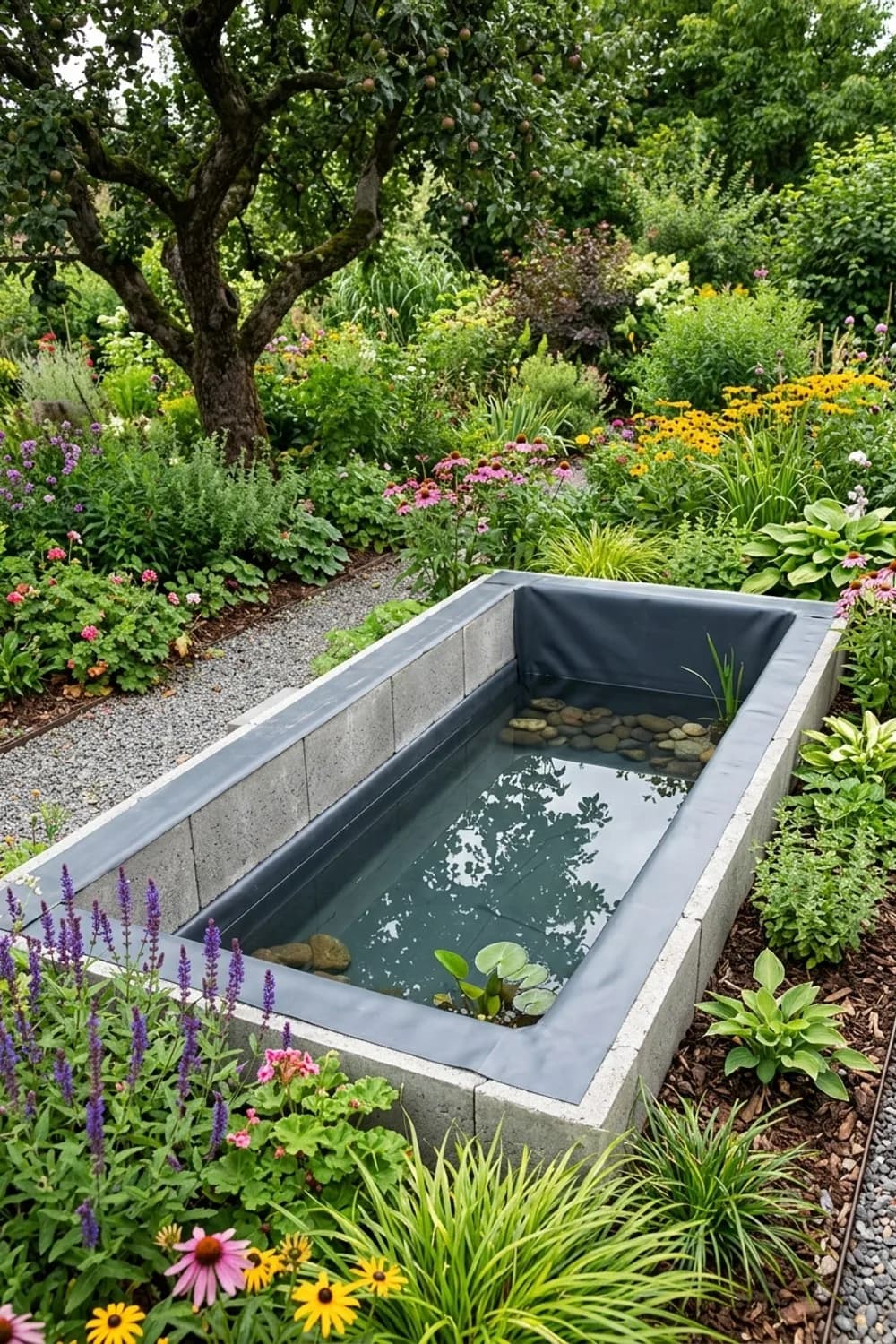 Das gemauerte Becken: Maximale Individualität und Langlebigkeit – Kleiner Pool im Garten: 7 schöne Ideen