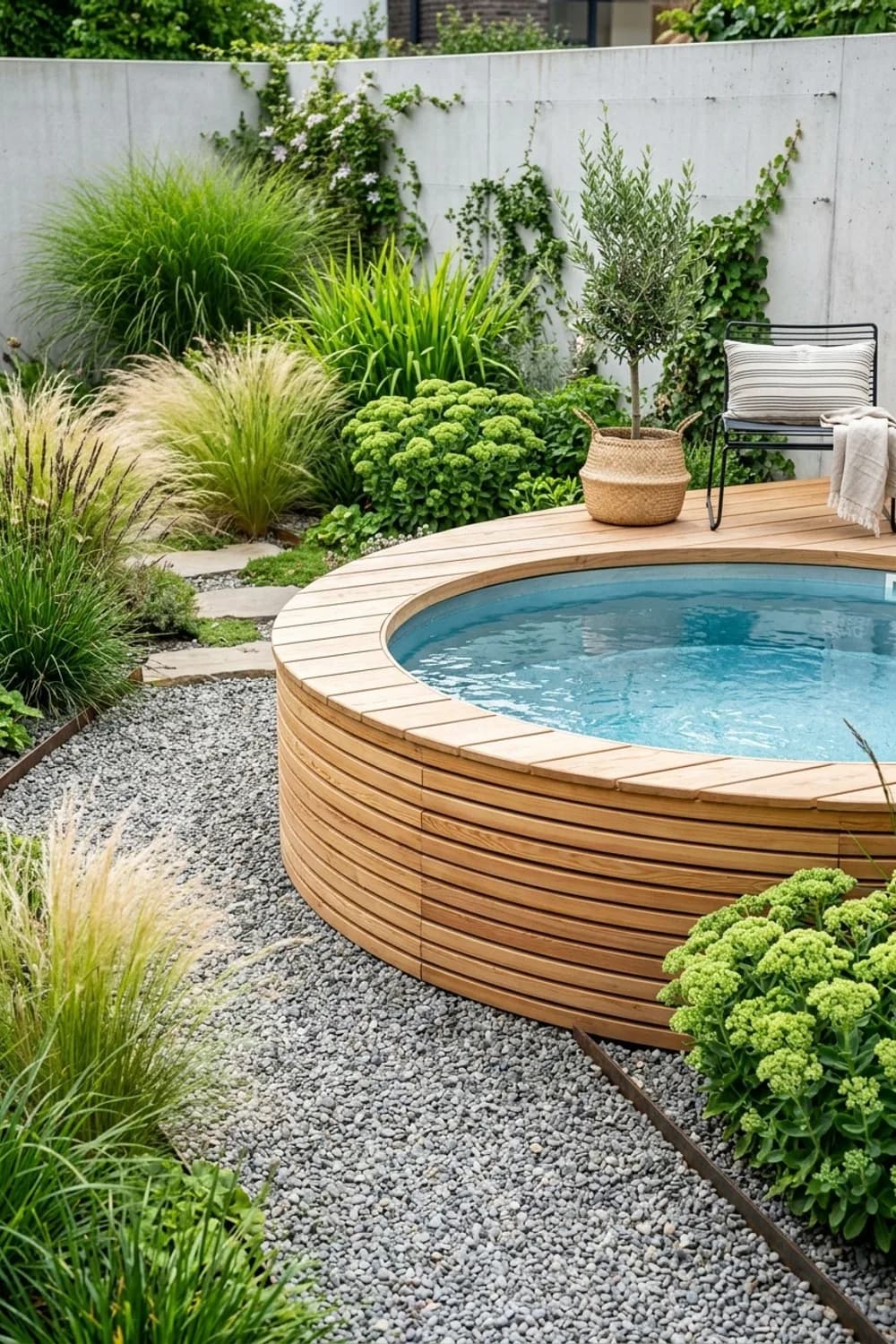 Der aufgewertete Aufstellpool: Günstig, aber schick gemacht – Kleiner Pool im Garten: 7 schöne Ideen