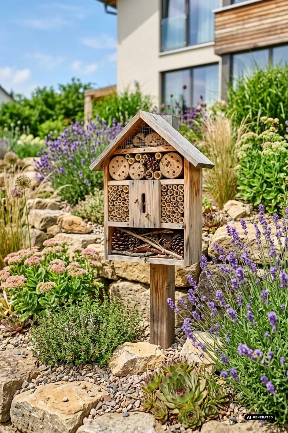 Insektenhotel Marke Eigenbau: Ein Zuhause für fleißige Helfer – Kreative Garten-Ideen: 7 schöne Inspirationen
