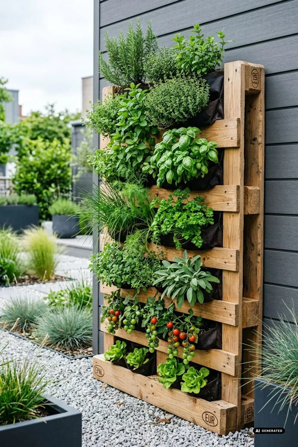 Vertikaler Kräutergarten: Frische Ernte auf kleinstem Raum – Kreative Garten-Ideen: 7 schöne Inspirationen