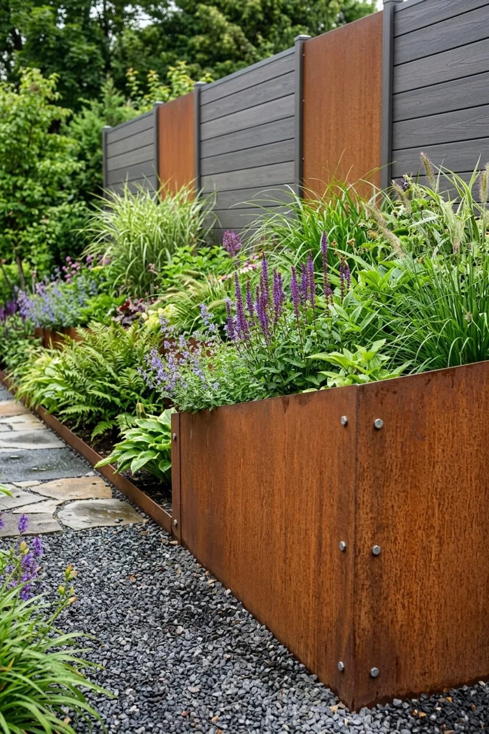 Elemente aus Cortenstahl: Rost als edles Design – Kreativer Sichtschutz im Garten: 10 schöne Ideen