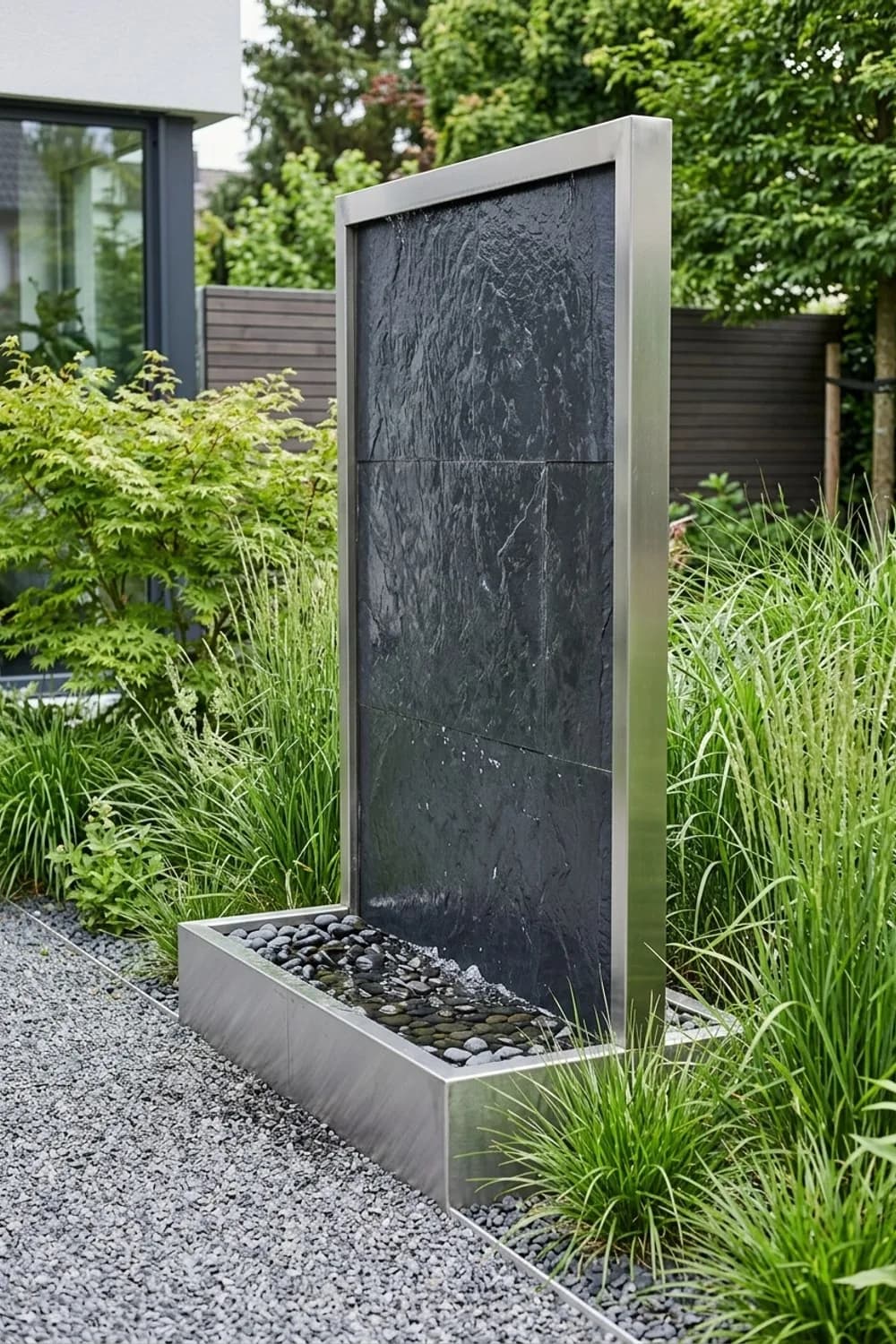 Wasserwand: Plätschernde Privatsphäre – Kreativer Sichtschutz im Garten: 10 schöne Ideen