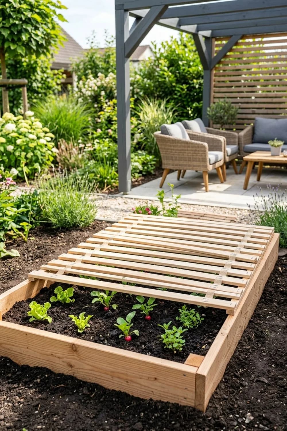 Mini-Hochbeet oder Frühbeet-Abdeckung: Praktisch und schnell – Lattenrost-Upcycling im Garten: 7 kreative Ideen