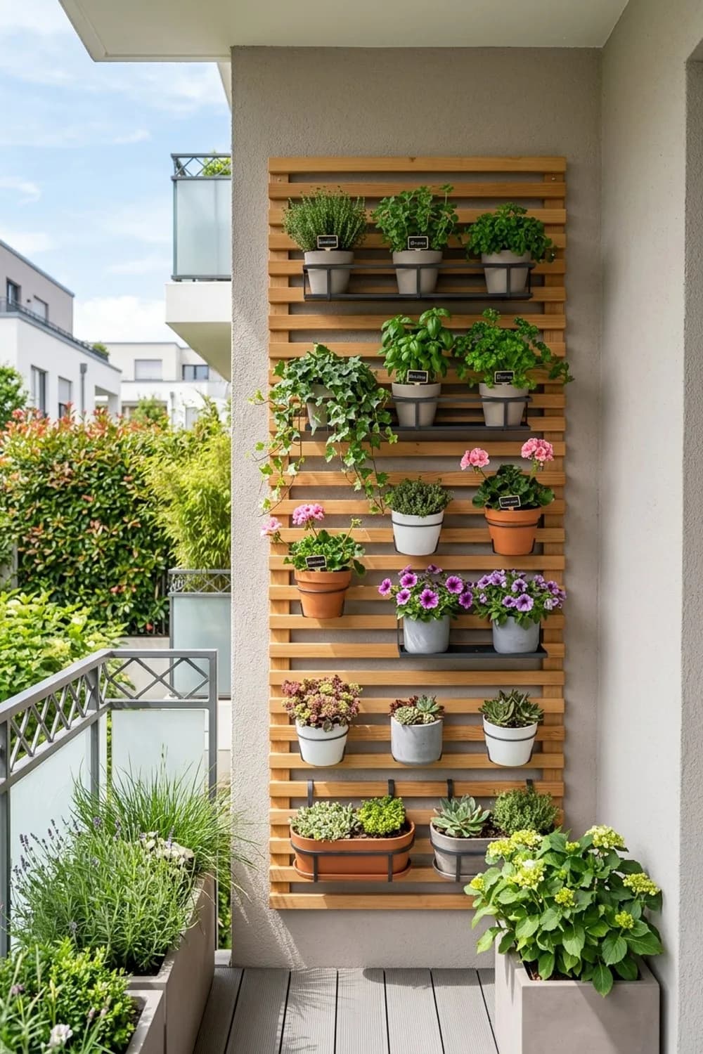 Vertikaler Garten: Platzsparend und dekorativ – Lattenrost-Upcycling im Garten: 7 kreative Ideen