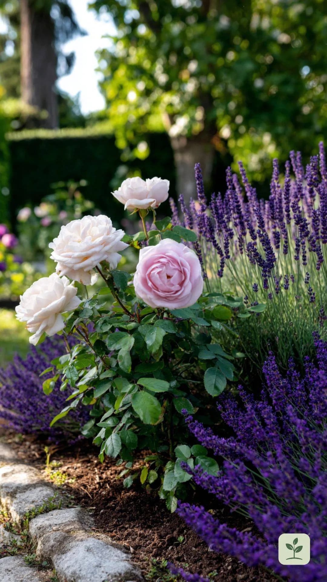 lavendel-kombinieren-mit-rosen