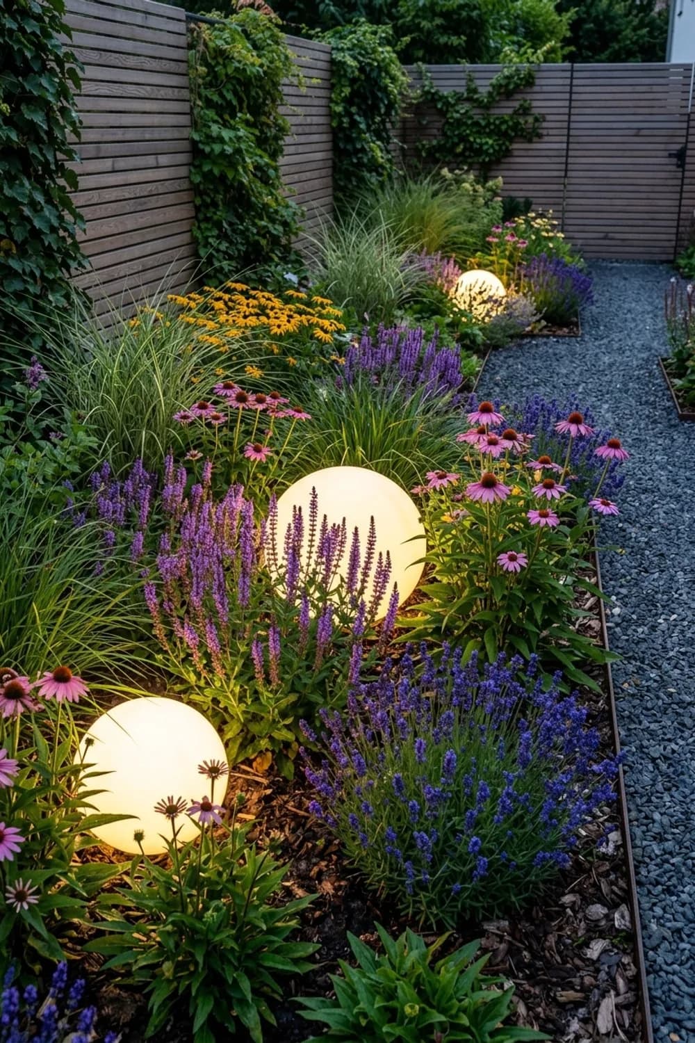 Magische Akzente im Staudenbeet: Lichtinseln schaffen – Leuchtkugeln im Garten: 8 schöne Ideen