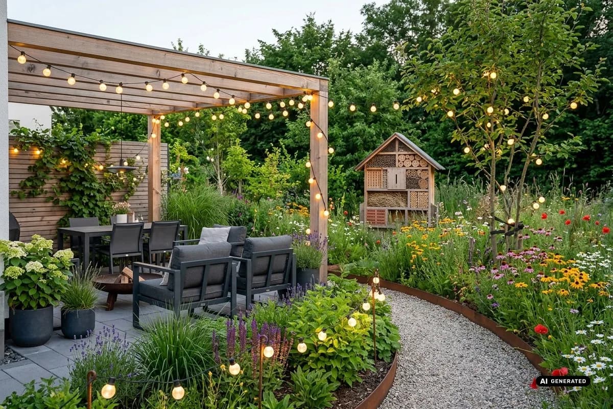 Lichterkette im Garten: 9 schöne Ideen – Titelbild