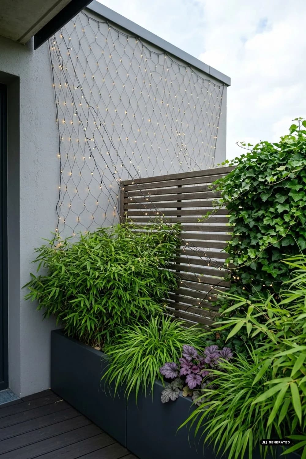 Lichtervorhänge und -netze: Wände und Fassaden schmücken – Lichterketten im Garten: 8 schöne Ideen