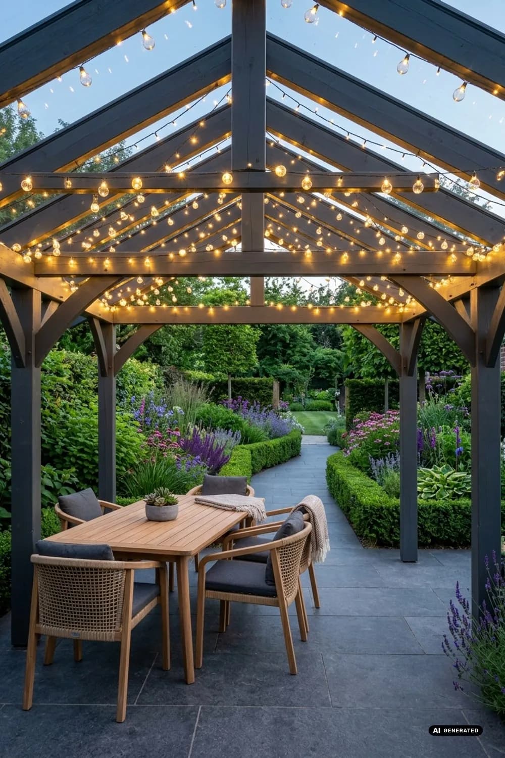 Pergola und Pavillon: Ein leuchtendes Dach über dem Kopf – Lichterketten im Garten: 8 schöne Ideen