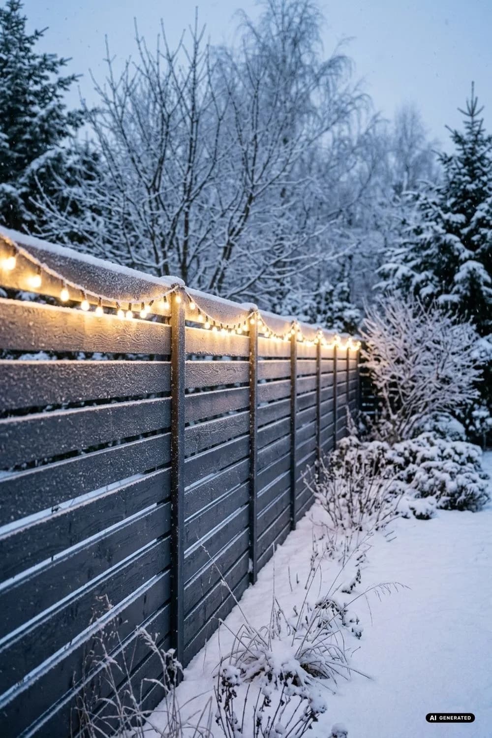 Gartenzaun: Die leuchtende Grenze – 18 Ideen für Lichterketten im Garten, die magisch wirken
