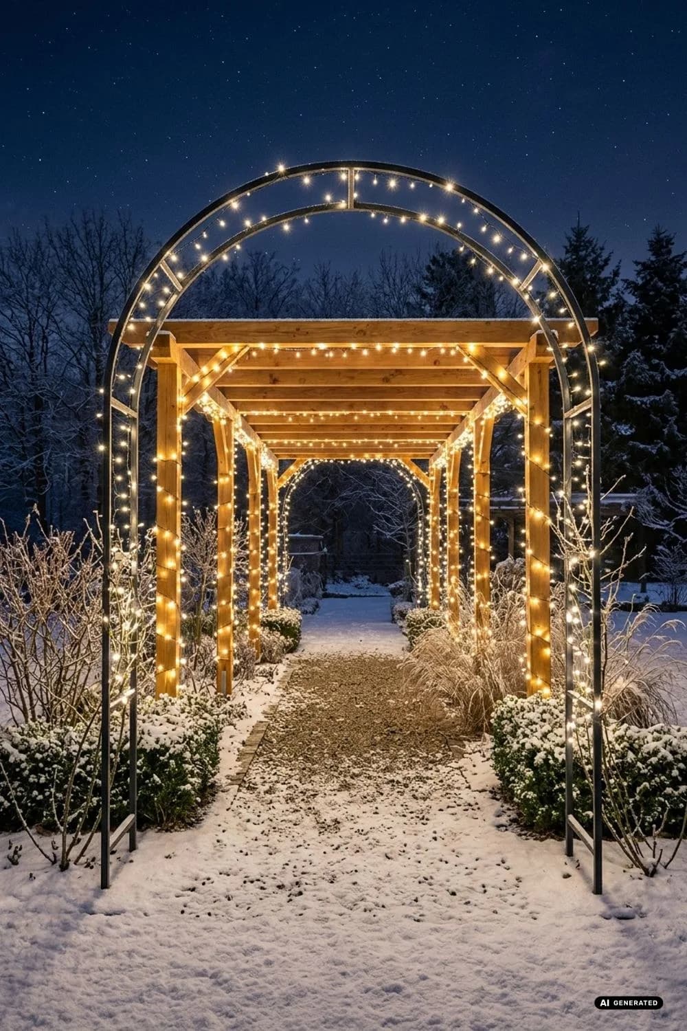 Pergola & Rosenbogen: Architektur betonen – 18 Ideen für Lichterketten im Garten, die magisch wirken