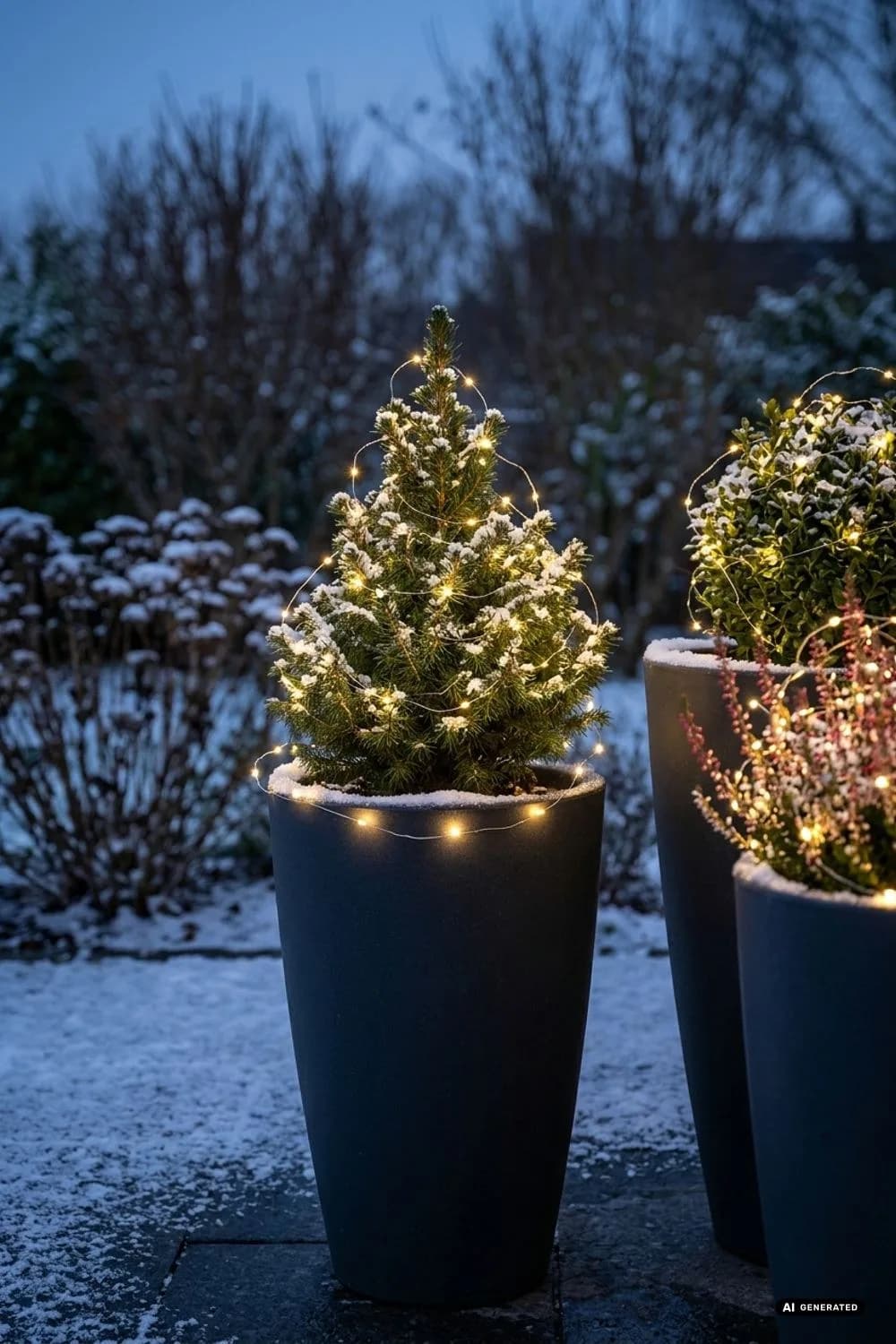 Winterharte Kübelpflanzen: Leuchtende Akzente setzen – 18 Ideen für Lichterketten im Garten, die magisch wirken
