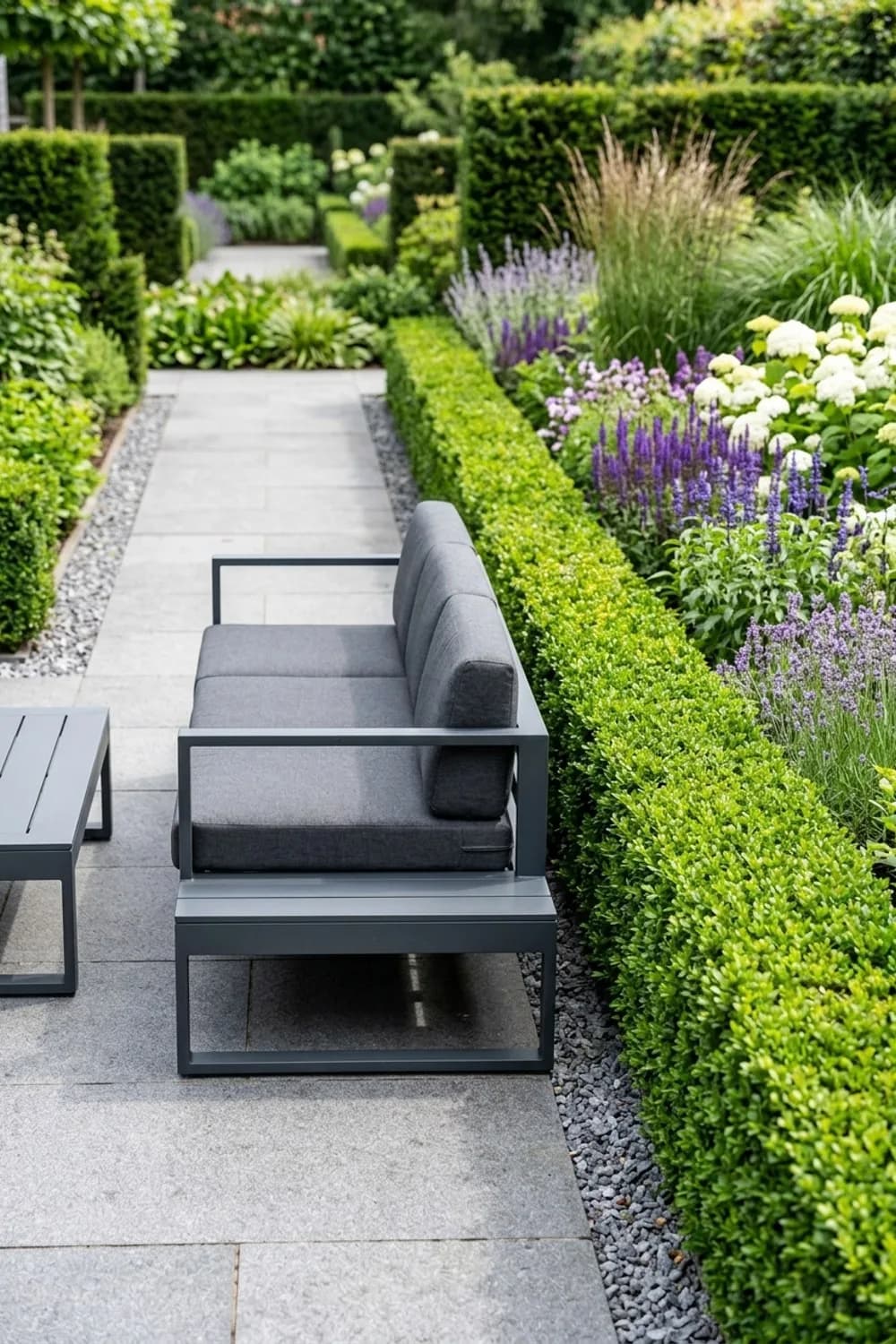 Modern und minimalistisch: Klare Linien und ruhige Farben – Loungeecke im Garten: 11 gemütliche Ideen